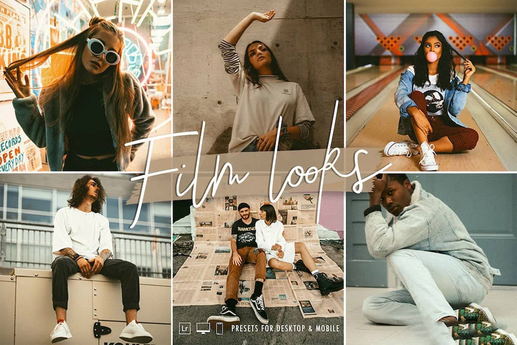 签名编辑–复古电影胶片人像Lightroom预设 Vintage Film Lightroom Preset