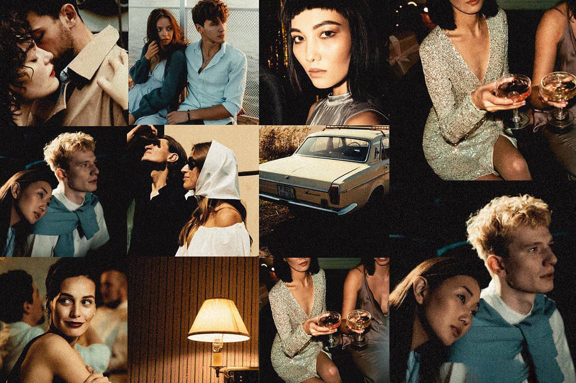 精美电影胶片静止封面人像Lightroom预设 LE FILM LIGHTROOM MOBILE PRESETS