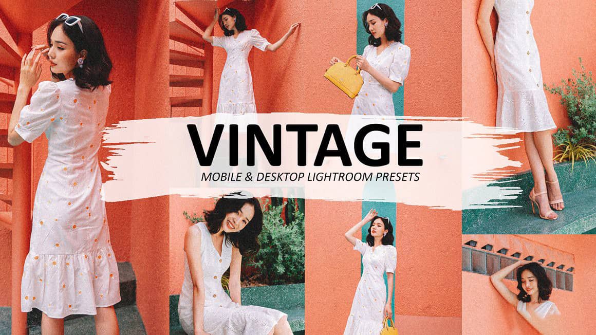 经典复古胶片INS风Lightroom预设手机APP滤镜 Vintage Preset For Lightroom