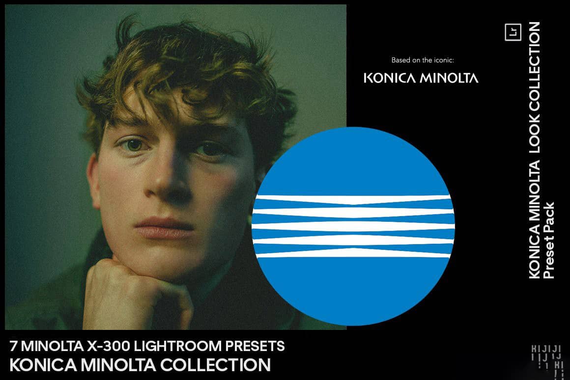 美能达x300电影胶片Lightroom预设 Kijiji Hub MINOLTA X-300 Film Look Presets