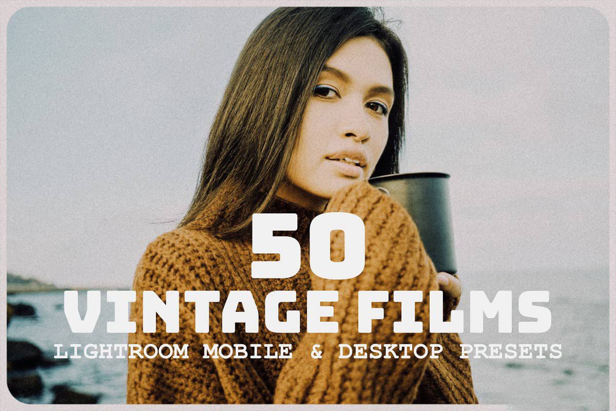 老电影胶片LR预设+APP预设+LUT预设 Vintage Films Lightroom Presets LUT