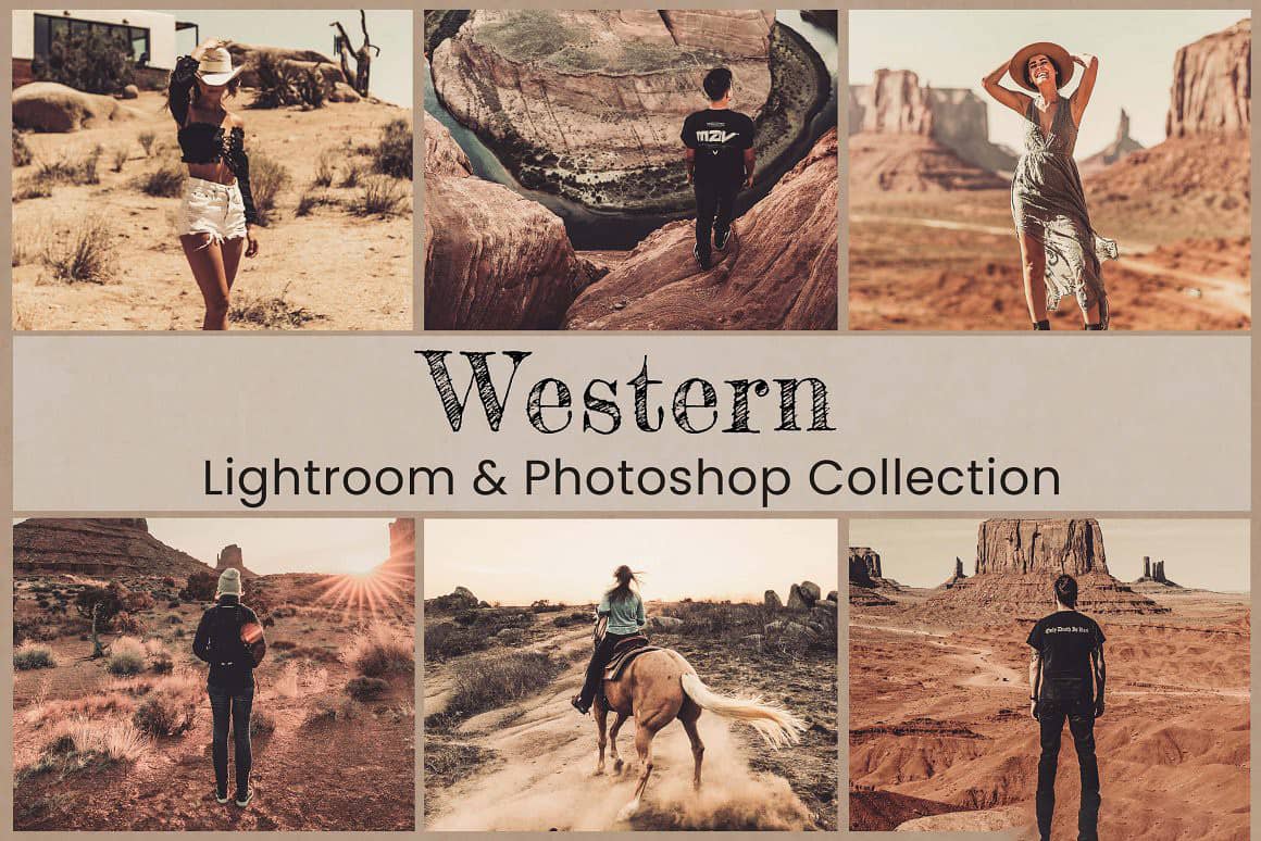 西部波西米亚风情电影胶片Lightroom预设APP滤镜 Photoshop LUT预设