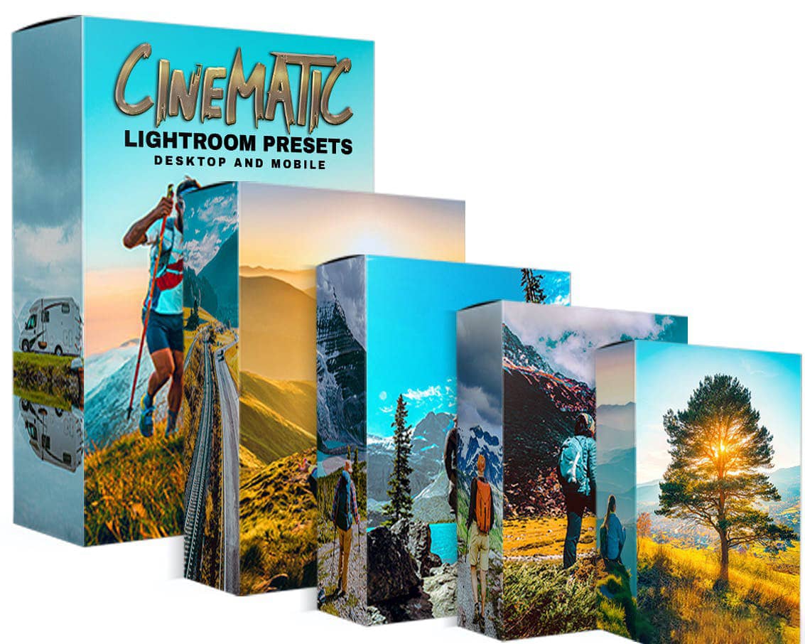 12个旅行航拍电影风光大片美学外观Lightroom预设与移动LR预设及PS动作