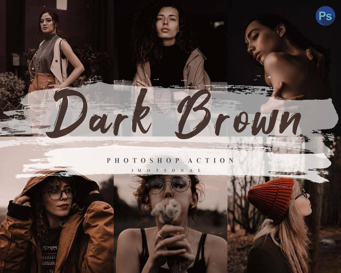 5种深褐色旅拍人像Lightroom预设ACR和LUT预设Instagram Blogger博客照片滤镜