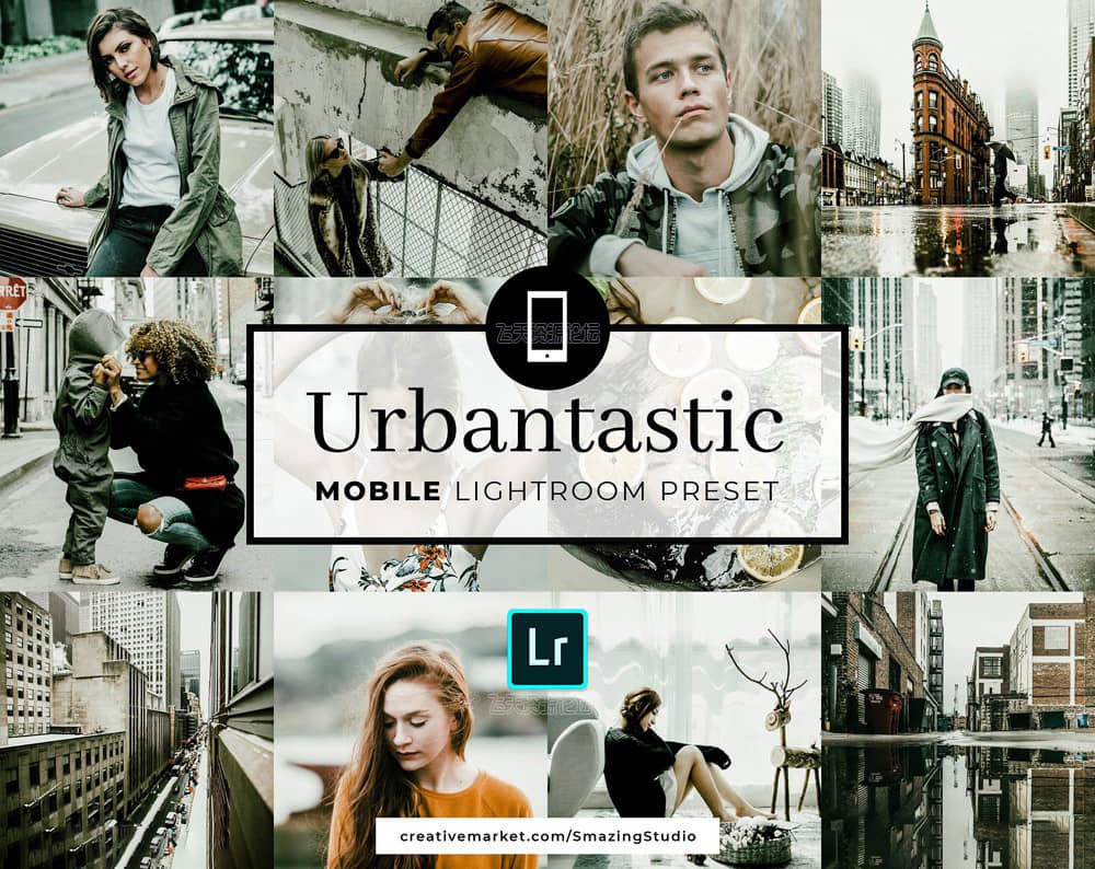 Instagram摄影博主城市风景旅行Lightroom预设+移动手机版lr预设