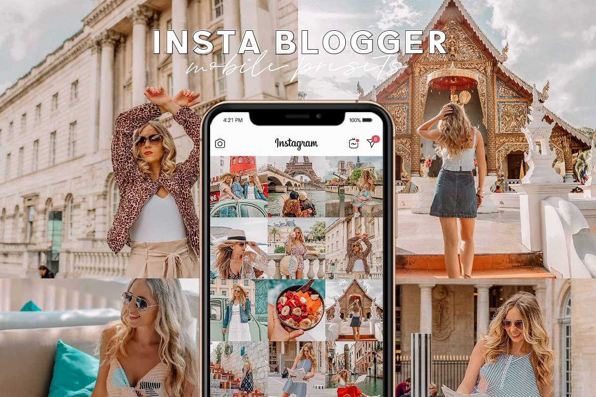 Instagram网红博客旅拍人像Lightroom预设+手机Lightroom APP预设