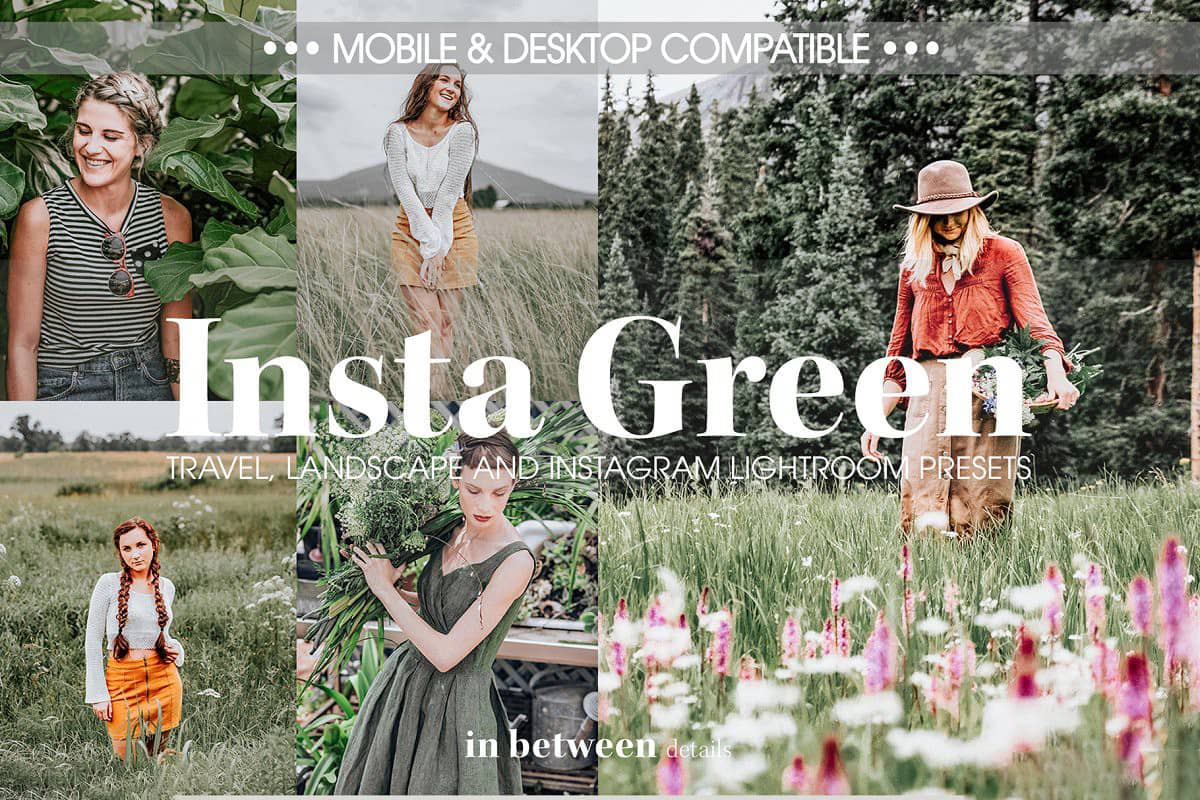 INSTA清新主题风格摄影Lightroom预设+手机版Mobile Lightroom预设