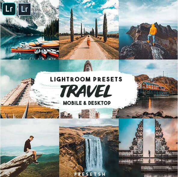 INS风旅拍风光大片色调LR预设 APP预设 Travel insta Lightroom Presets