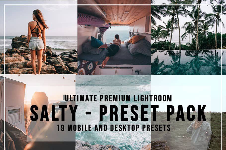 INS风格旅行者4套旅拍LR预设合集 19 travel salty Ligthroom Presets