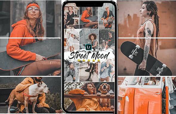 INS风街头情绪电影色调LR预设 APP预设 Street Mood Presets