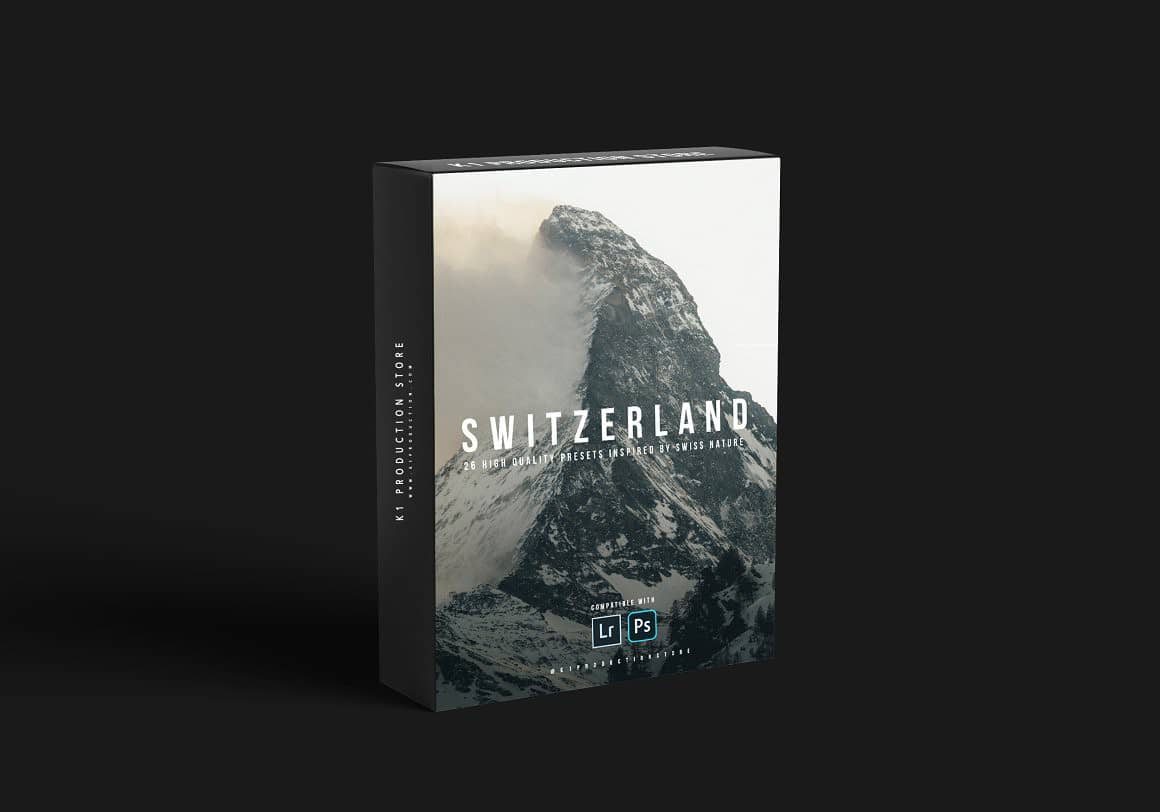 K1 PRODUCTION-瑞士旅拍电影风光大片LR预设SWITZERLAND INSPIRED PRESETS