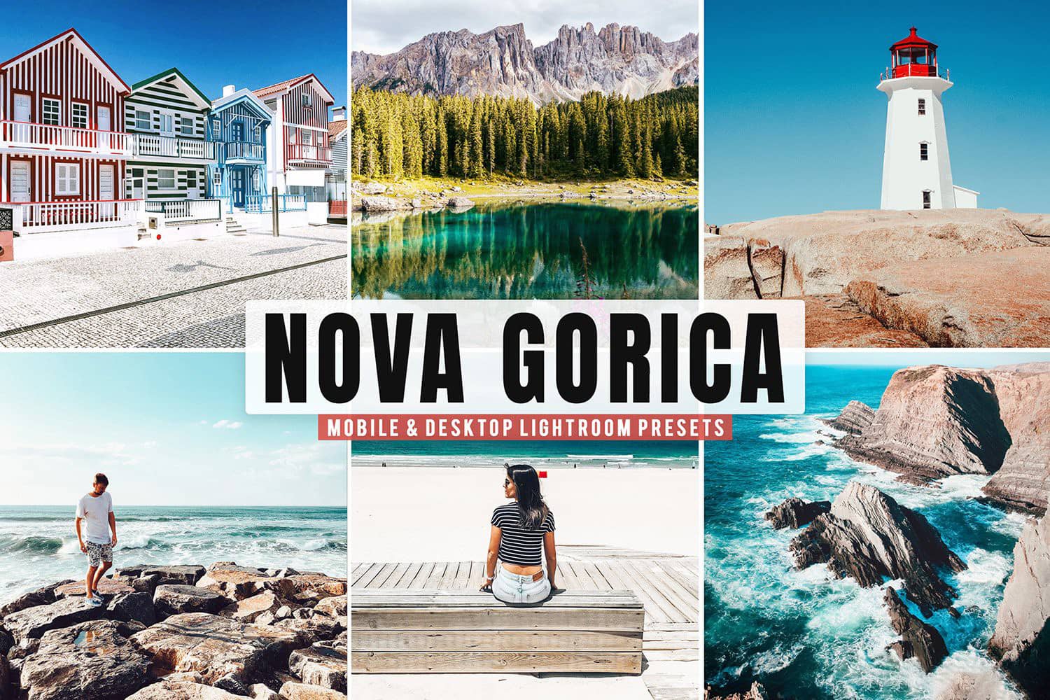 NOVA GORICA旅拍经典自然色调LR预设 APP滤镜Nova Gorica Lightroom Pr