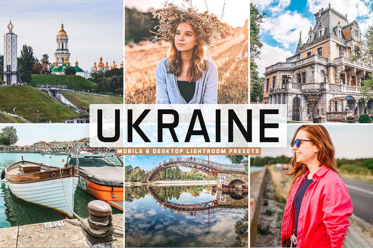 乌克兰旅拍风光人像LR预设 APP预设  Ukraine Pro Lightroom Presets