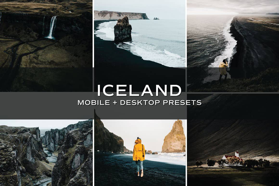 冰岛旅拍人文风光后期调色Lightroom预设 Iceland Lightroom Presets