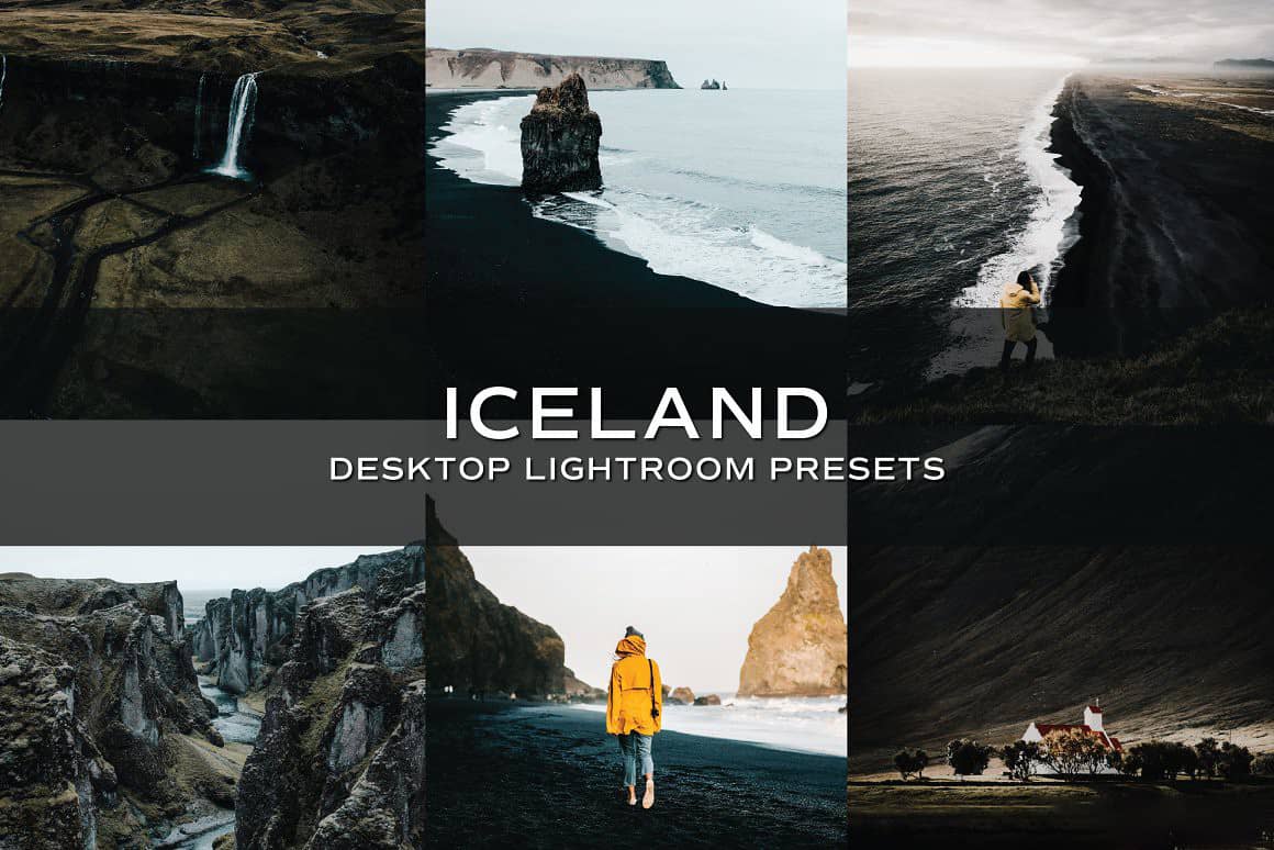 冰岛旅拍情绪美学电影色调Lightroom预设 手机APP滤镜 Iceland Lightroom Presets