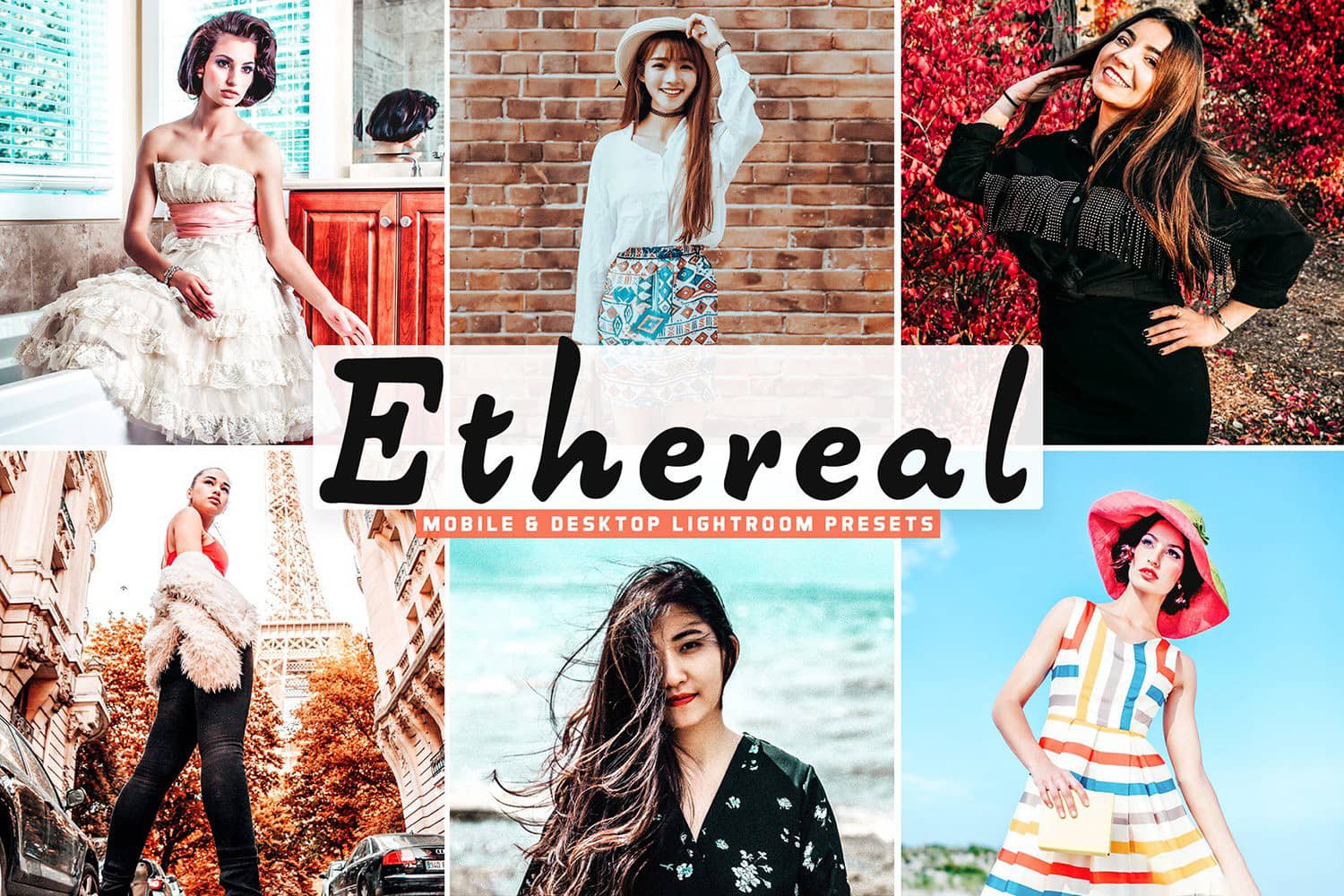 创意旅拍摄影梦幻电影LR预设 移动滤镜 Ethereal Lightroom Presets
