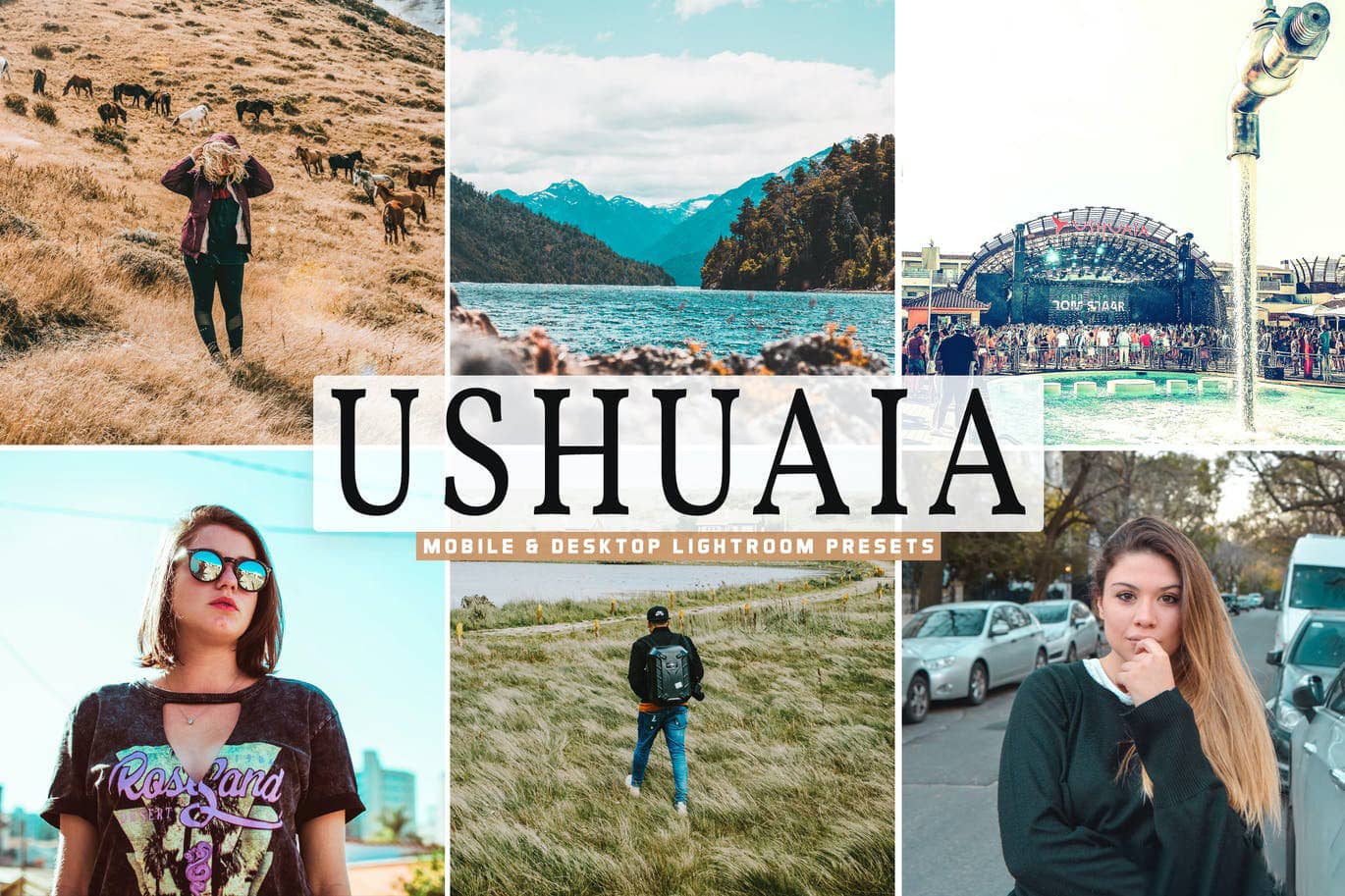 南美小城乌斯怀亚旅拍人像LR预设与移动LR预设 Ushuaia Lightroom Presets
