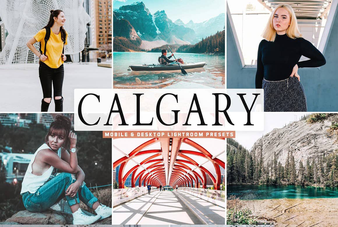 卡尔加里旅拍褪色胶片感LR预设 APP滤镜 Calgary Pro Lightroom Pre