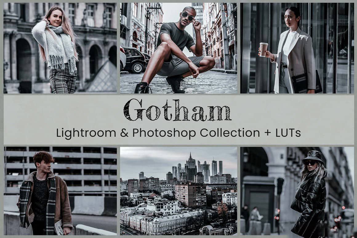 喜怒无常黑暗情绪电影人像后期调色Lightroom预设及视频电影LUT预设