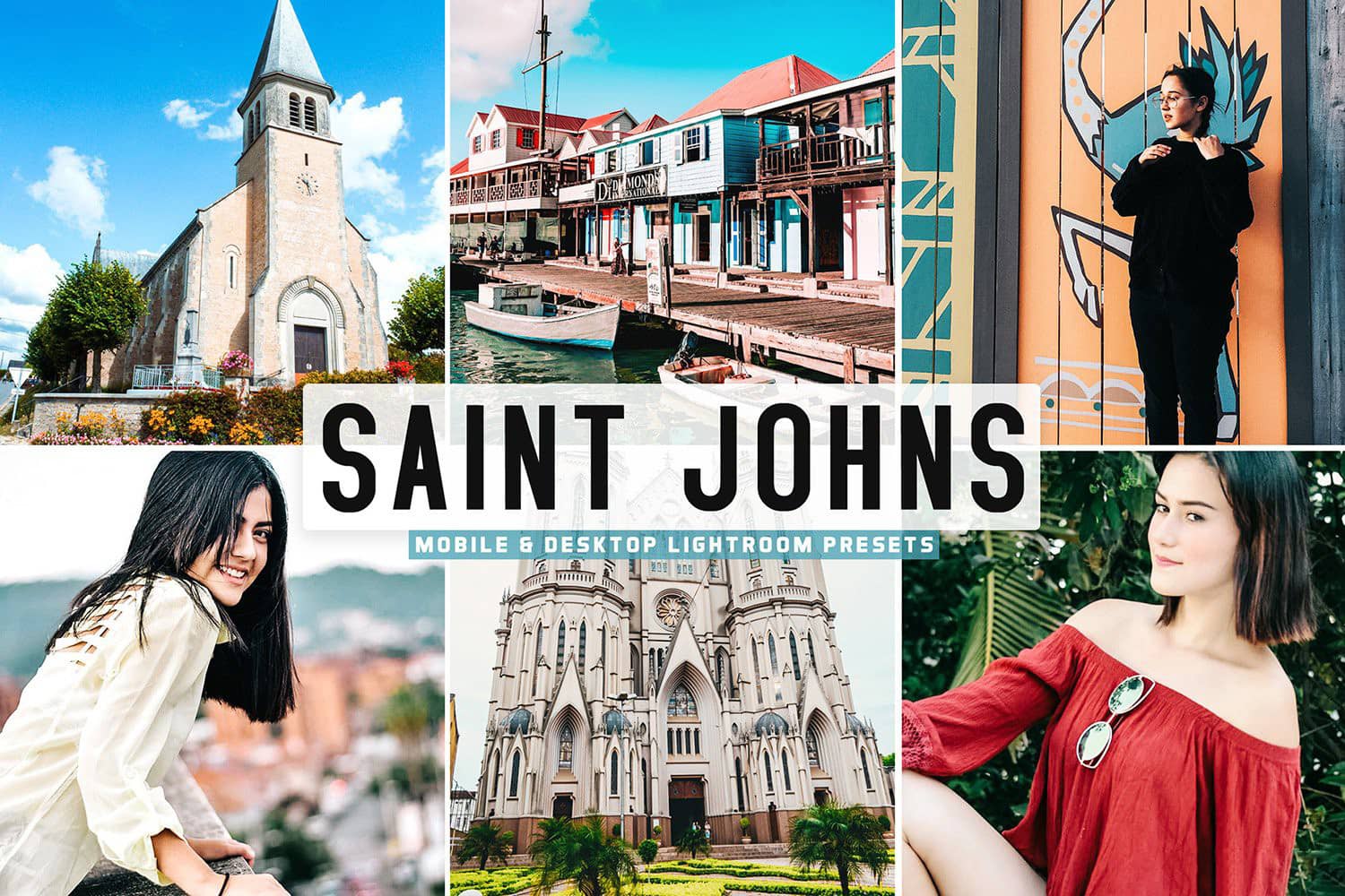 圣约翰旅拍人像轻胶片LR预设 APP预设 Saint Johns Lightroom Presets
