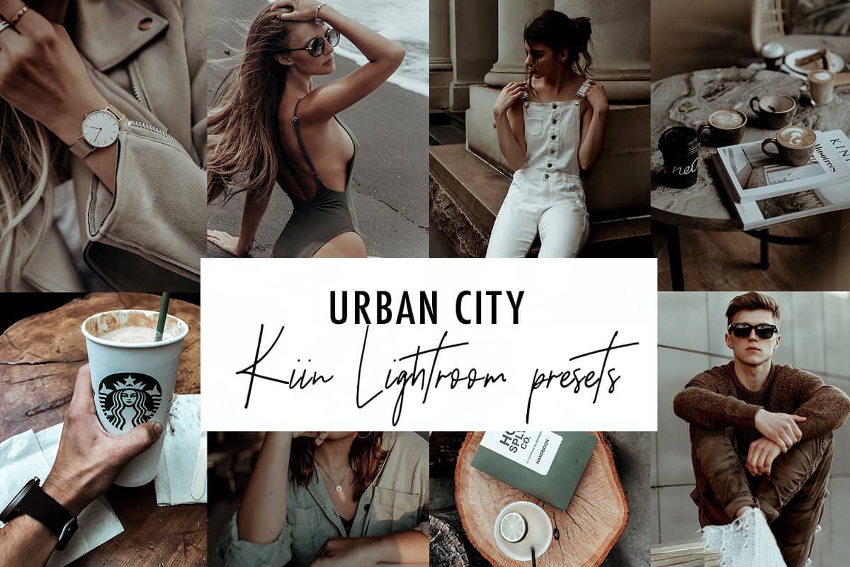 城市旅拍咖啡色调情绪人像LR预设含APP预设 URBAN CITY LIGHTROOM
