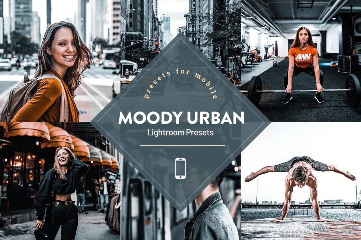 城市旅拍灰调LR预设+手机LR预设 Moody Urban Lightroom Presets