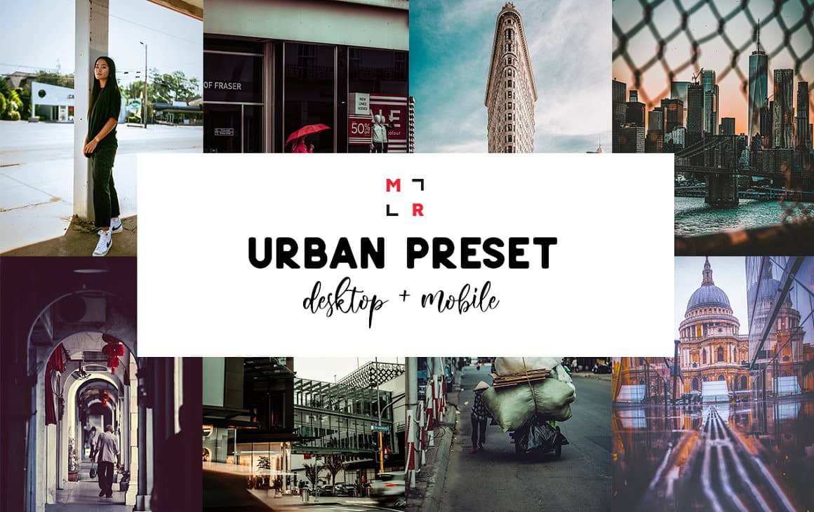 城市旅拍电影人像Lightroom预设  Urban Lightroom Presets