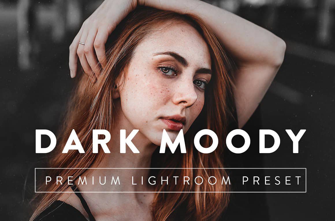 城市旅拍黑暗情绪人像Lightroom预设 APP预设 DARK MOODY Pro Lightroom Preset