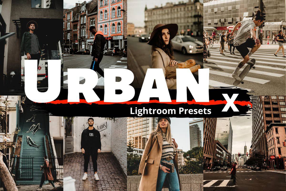 城市旅行街拍电影色调LR预设+移动APP预设 Urban X Lightroom Presets