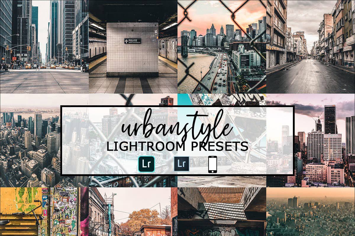 城市旅行街拍电影风格Lightroom预设+手机版lr预设 Urban style LR