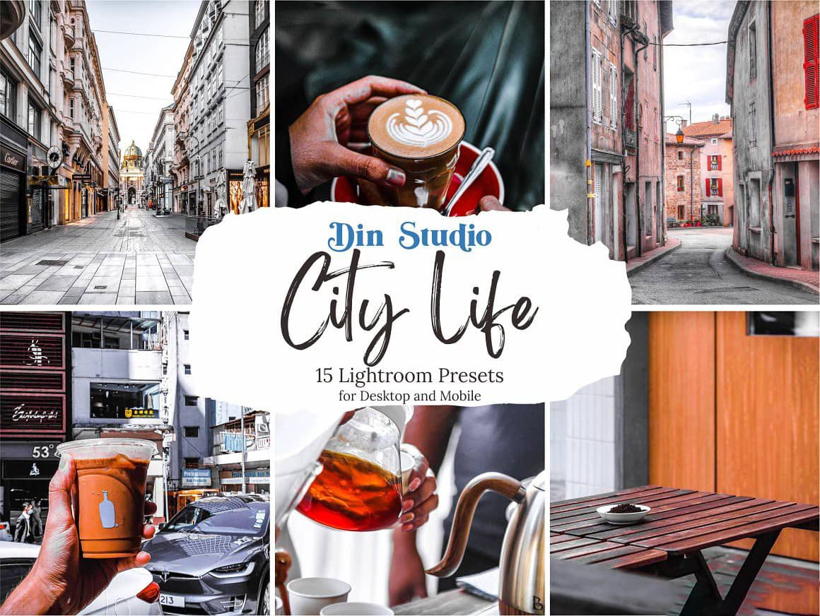 城市街拍人文生活Lightroom预设 手机APP滤镜 City Life Lightroom Presets