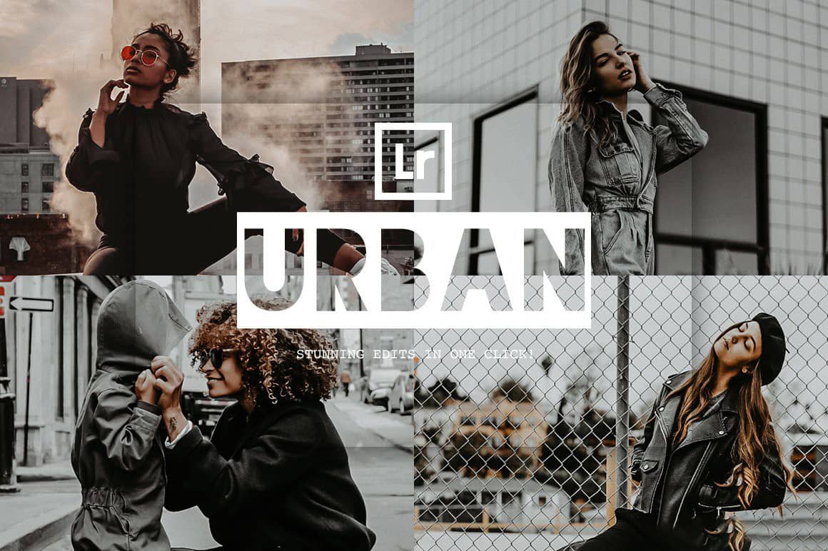 城市街拍极品灰色调LR预设 移动APP滤镜 Urban – Lightroom Presets