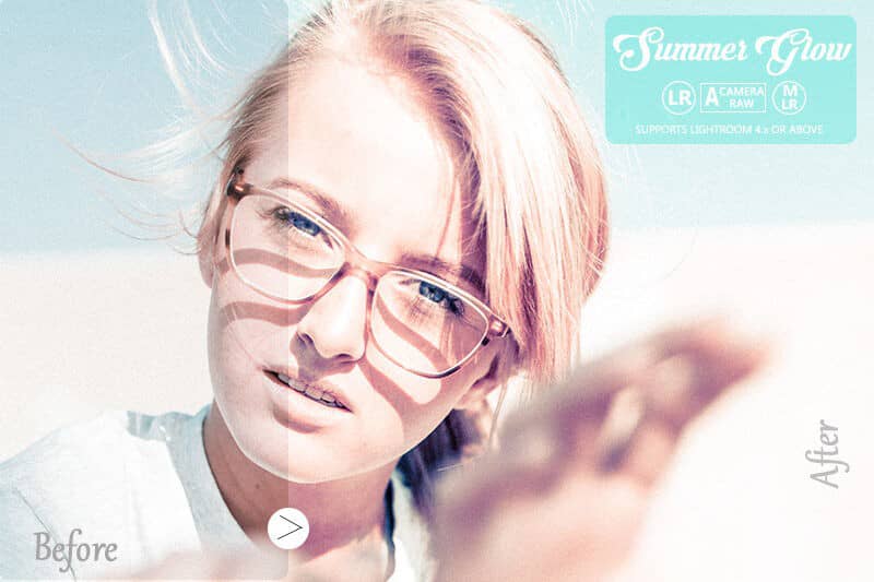 夏季旅拍复古暖色调人像Lightroom预设+ACR预设 Summer Glow Lightroom