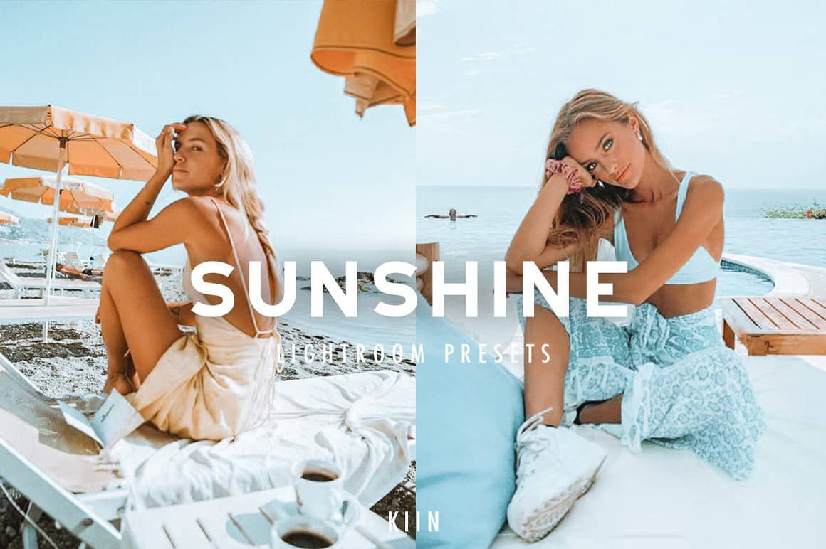 夏季清新通透旅拍人像LR预设 移动APP预设SUNSHINE LIGHTROOM PRESETS