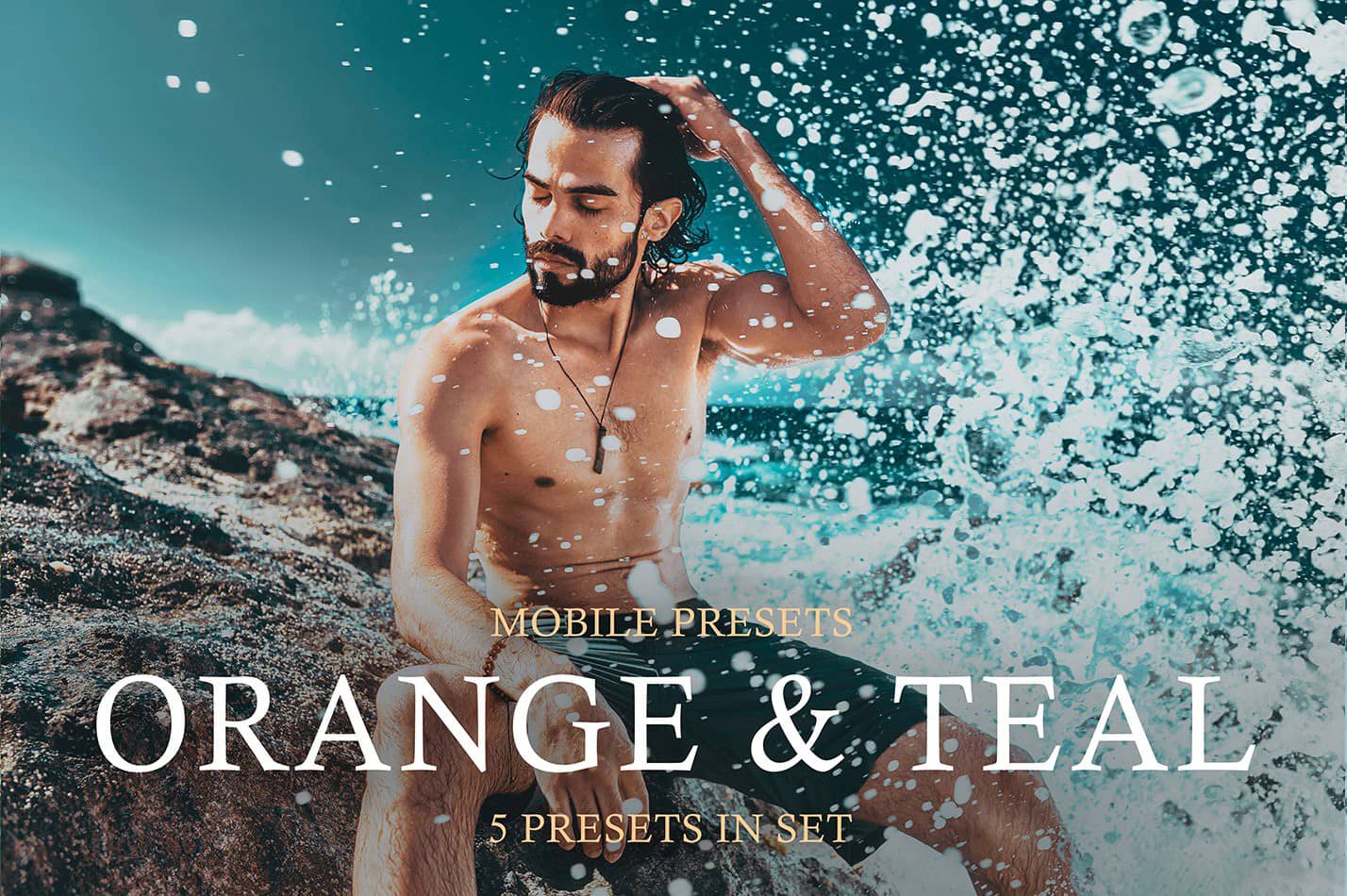 夏日清新通透人像旅拍蓝绿色Lightroom预设+手机版APP滤镜