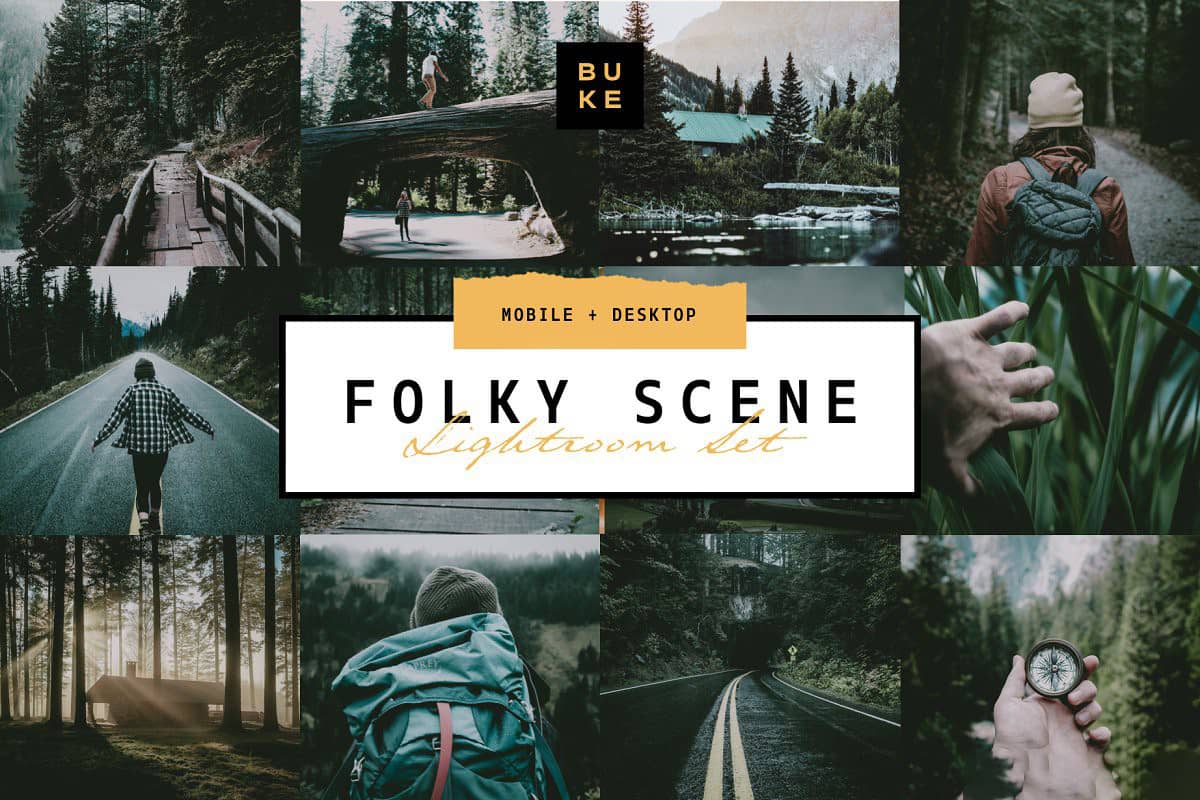 大气史诗风格电影VSCO森林自然旅行Lightroom预设+手机APP滤镜