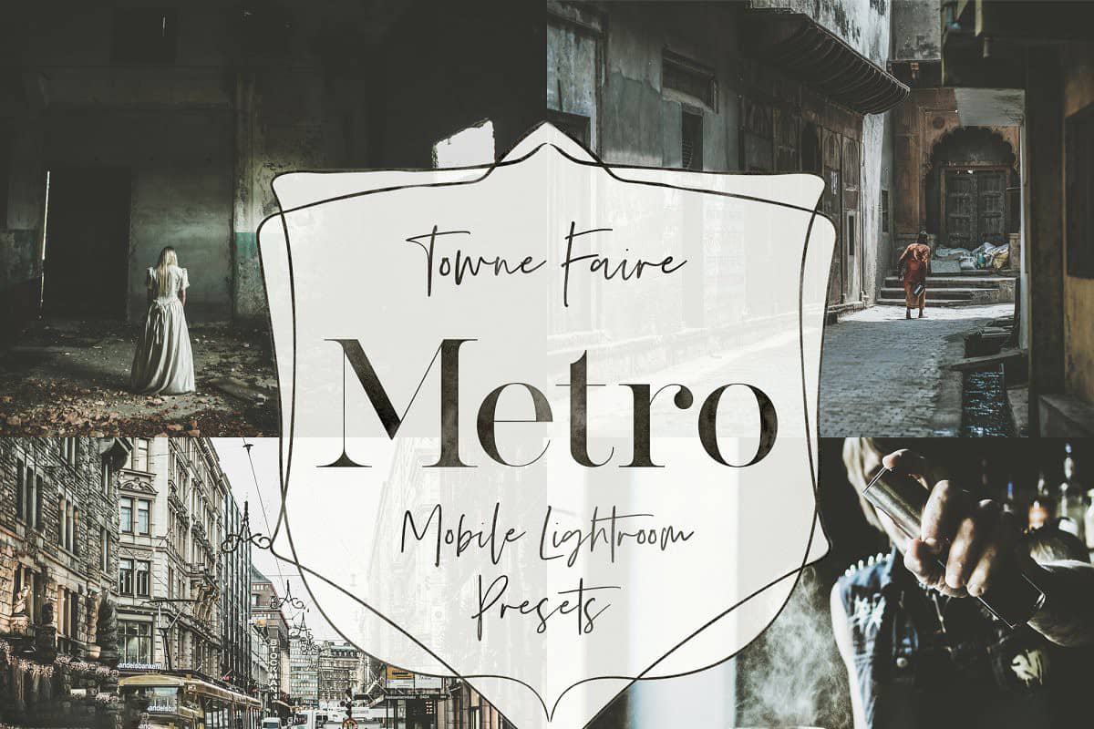 大气黑暗系电影胶片城市街拍Lightroom预设+手机版lr预设