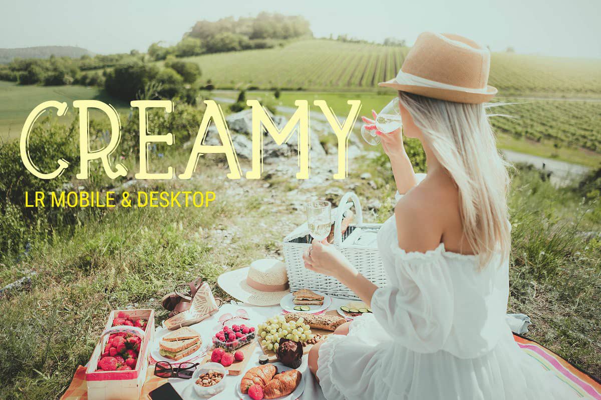 奶油色调旅拍人像LR预设+APP预设 Creamy LR Mobile, Desktop ACR