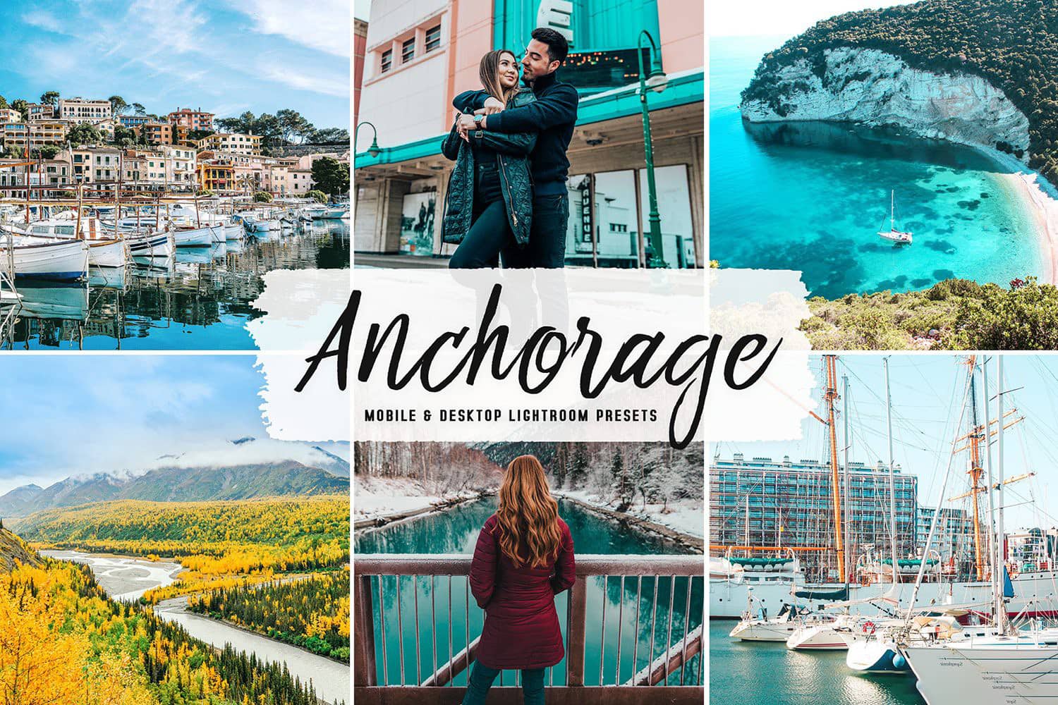 安克雷奇旅拍明亮风光人文Lightroom预设和手机LR预设 Anchorage Lightroom Presets