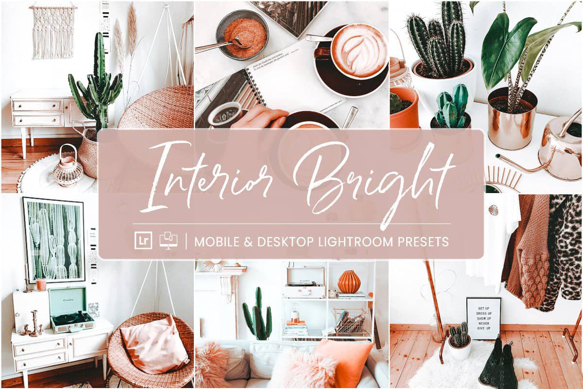 室内通透明亮LR预设+手机LR预设 Lightroom Presets Interior Bright