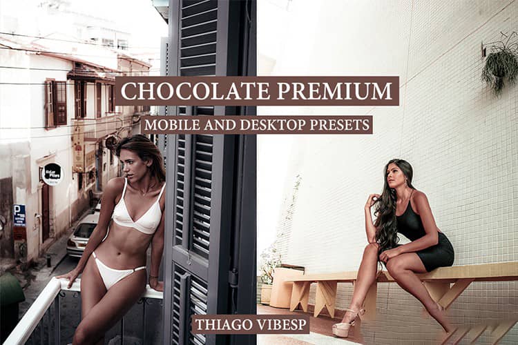 巧克力旅拍胶片LR预设+手机lr预设 CHOCOLATE PREMIUM Lightroom Presets