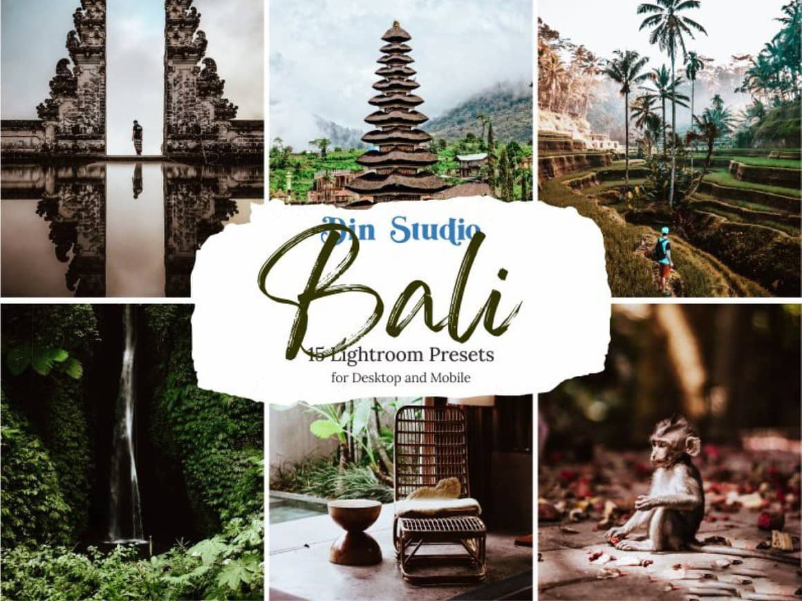 巴厘岛旅拍人文Lightroom预设 APP滤镜  Bali Lightroom Presets