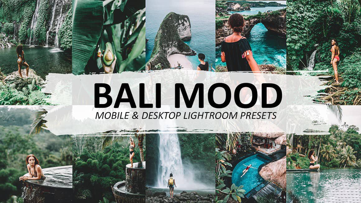 巴厘岛旅拍森系电影色调Lightroom预设 移动APP预设 Bali Mood Lightroom Preset