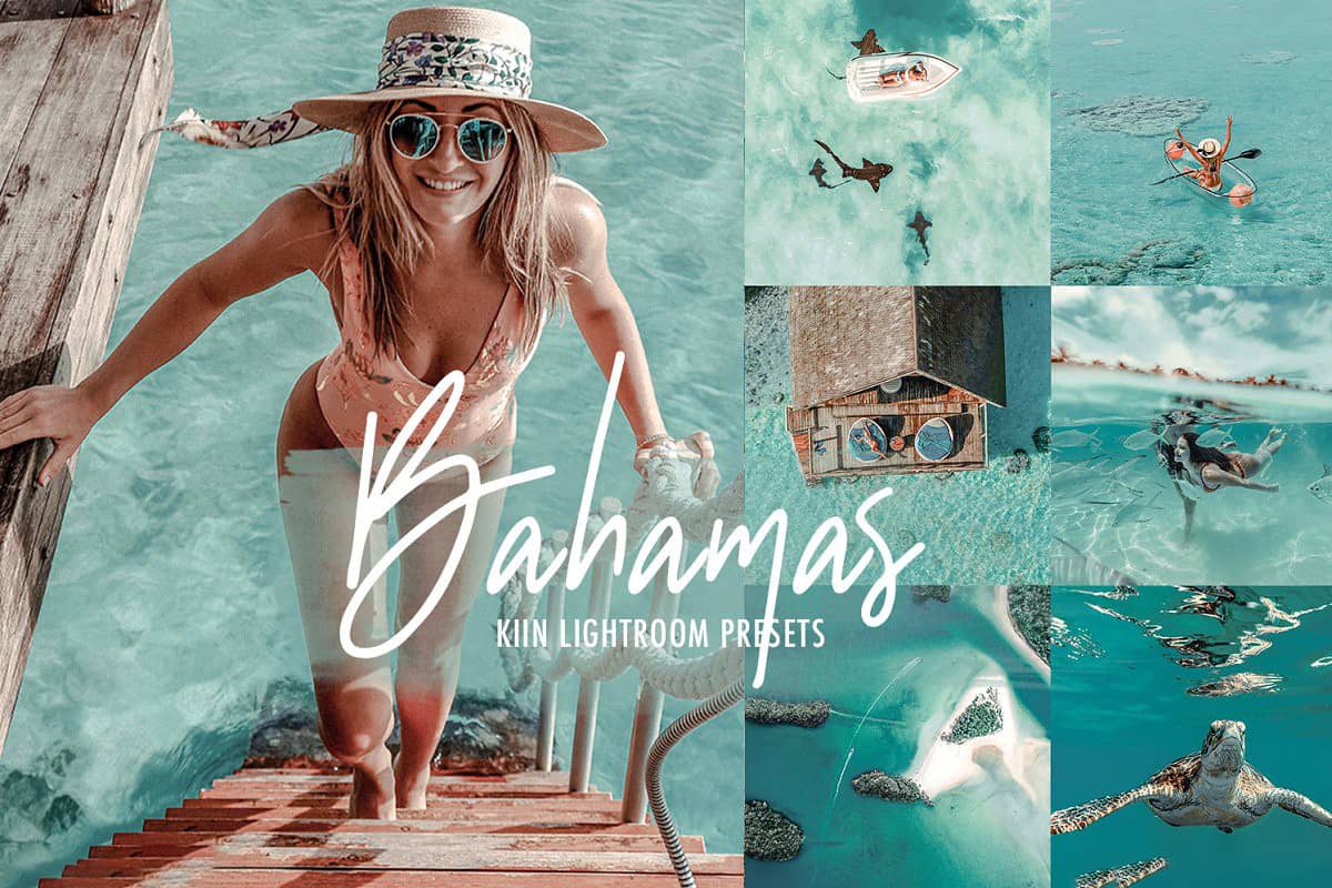 巴哈马群岛海滩旅拍LR预设+手机版lr预设BAHAMAS ISLANDS LIGHTROOM