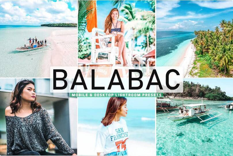 巴拉巴旅拍人文风光Lightroom预设 手机APP滤镜 Balabac Pro Lightroom Presets