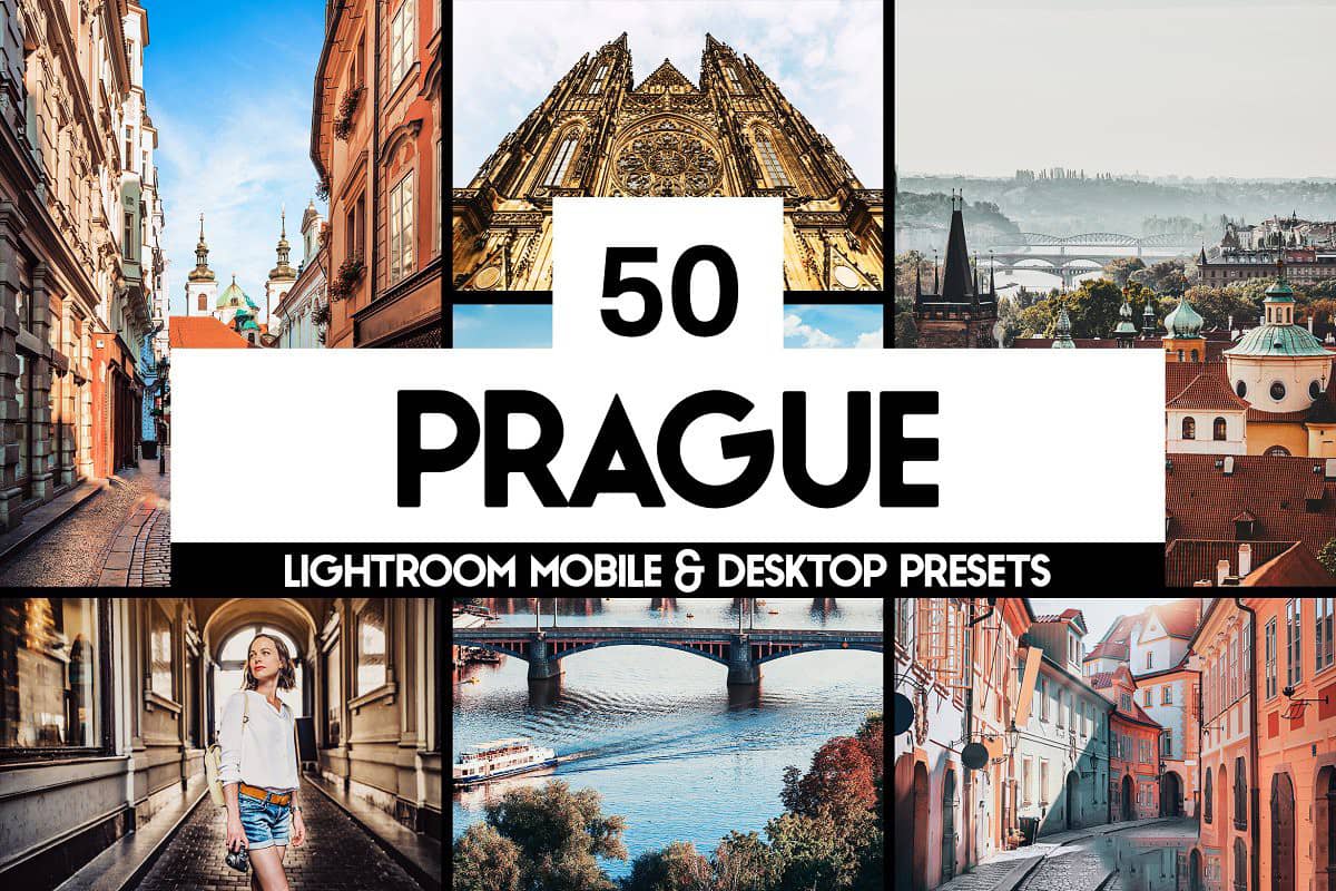 布拉格城市旅拍LR预设+LUT预设 Prague Lightroom Presets and LUTs