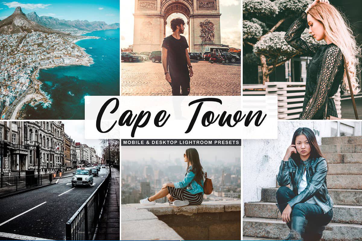 开普敦旅行街拍人像LR预设+移动APP预设 Cape Town Lightroom Presets
