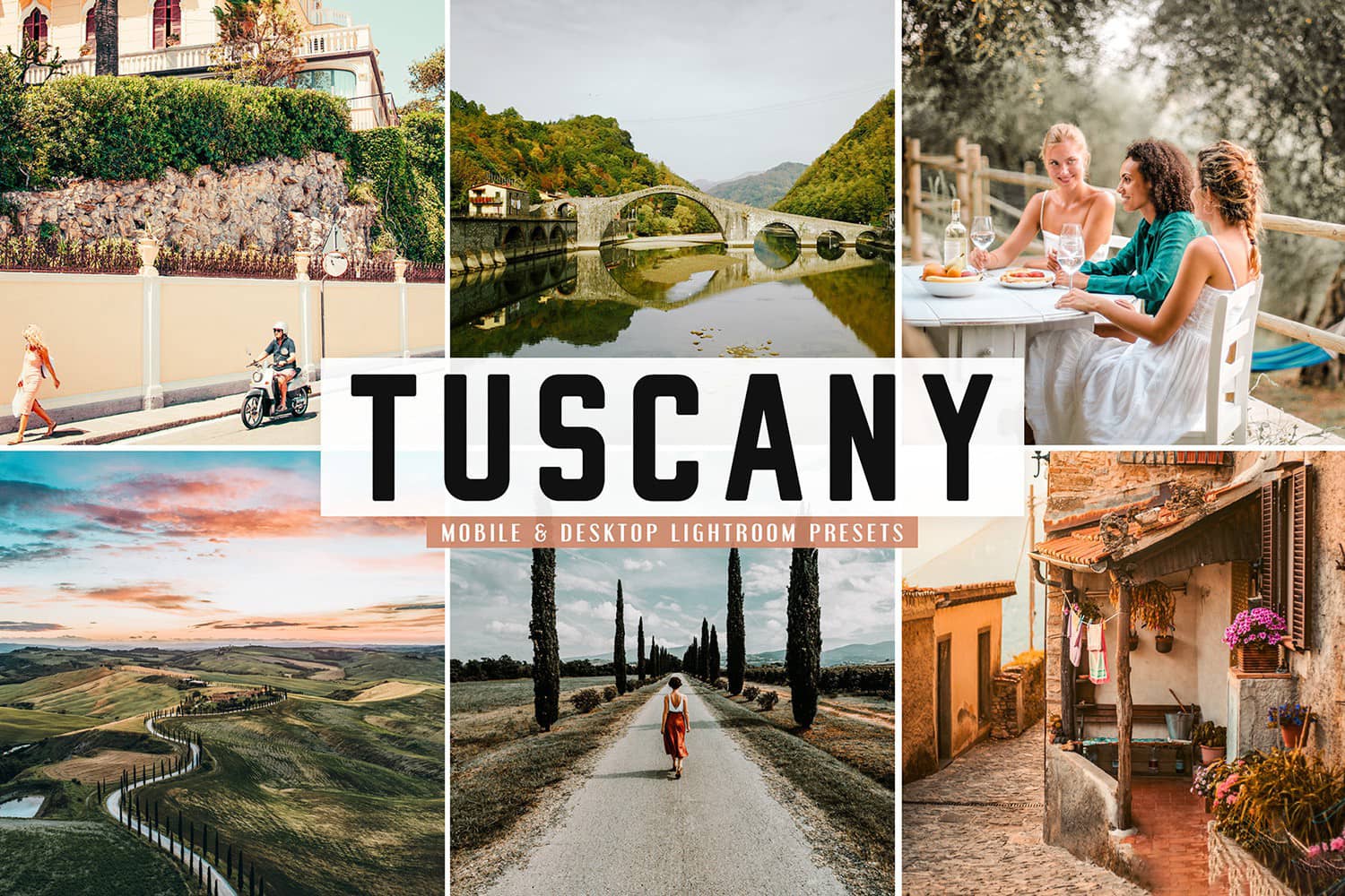 意大利旅拍通透胶片人像LR预设+手机预设 Tuscany Lightroom Presets