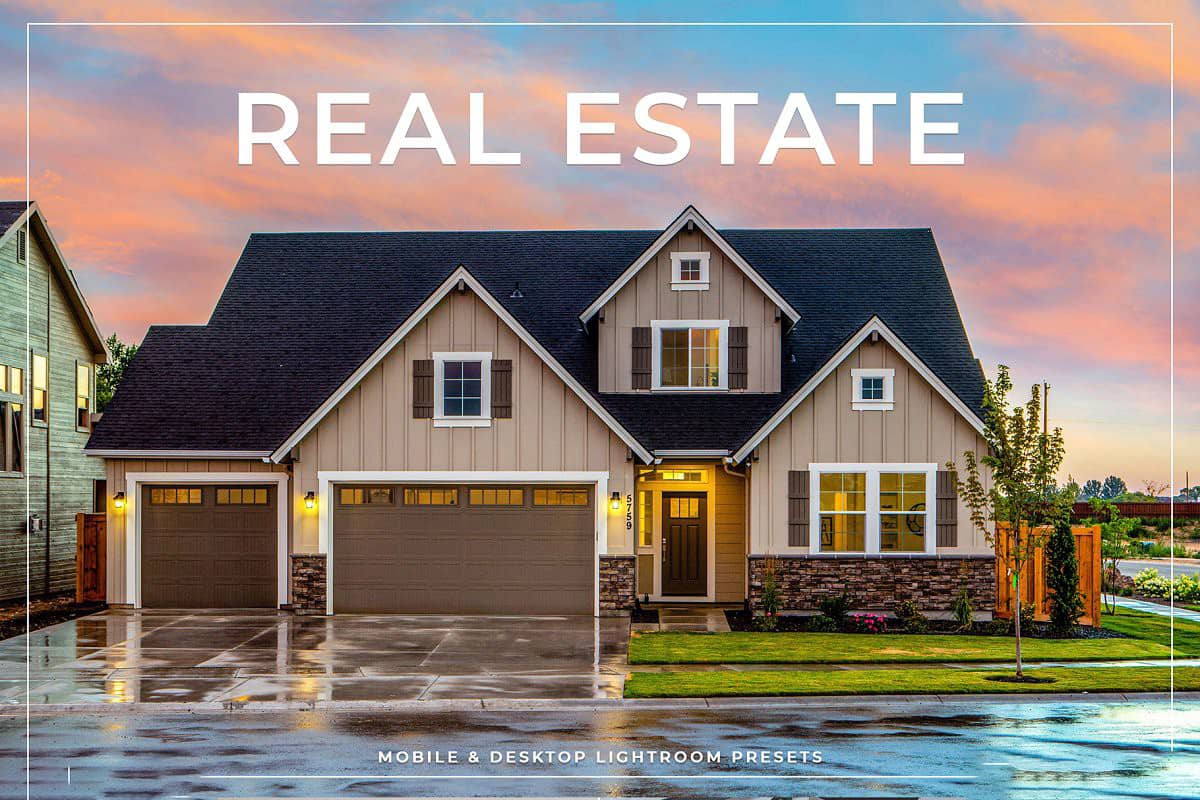 房地产室内空间摄影Lightroom预设+手机版预设Real Estate Lightroom