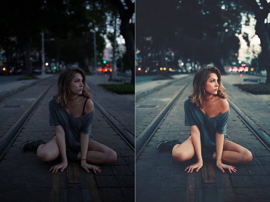 摄影师 LUIZCLAS 蓝调情绪电影风光人像Lightroom预设+RAW原片+教程